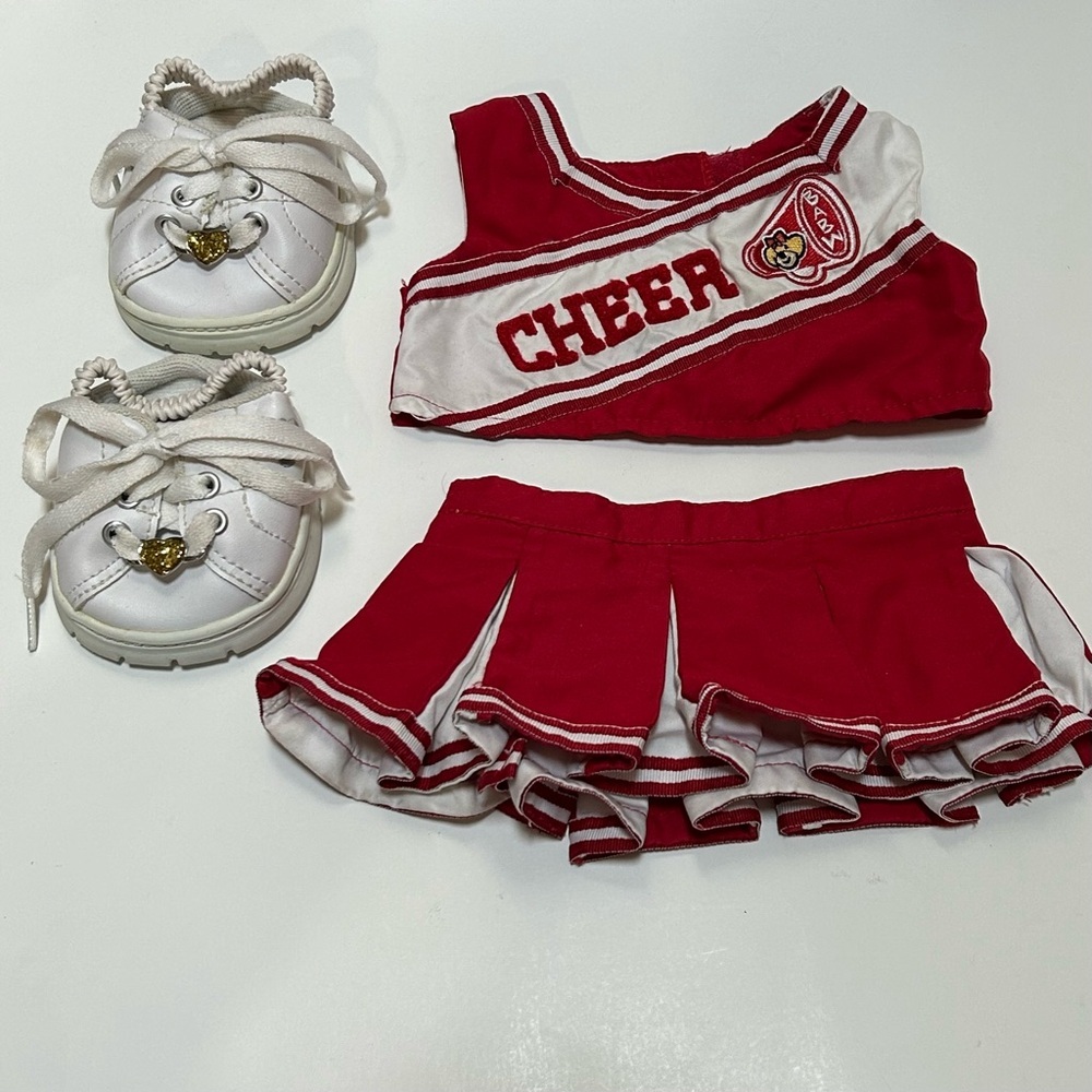 Build-A-Bear Workshop Three Piece Cheer Outfit